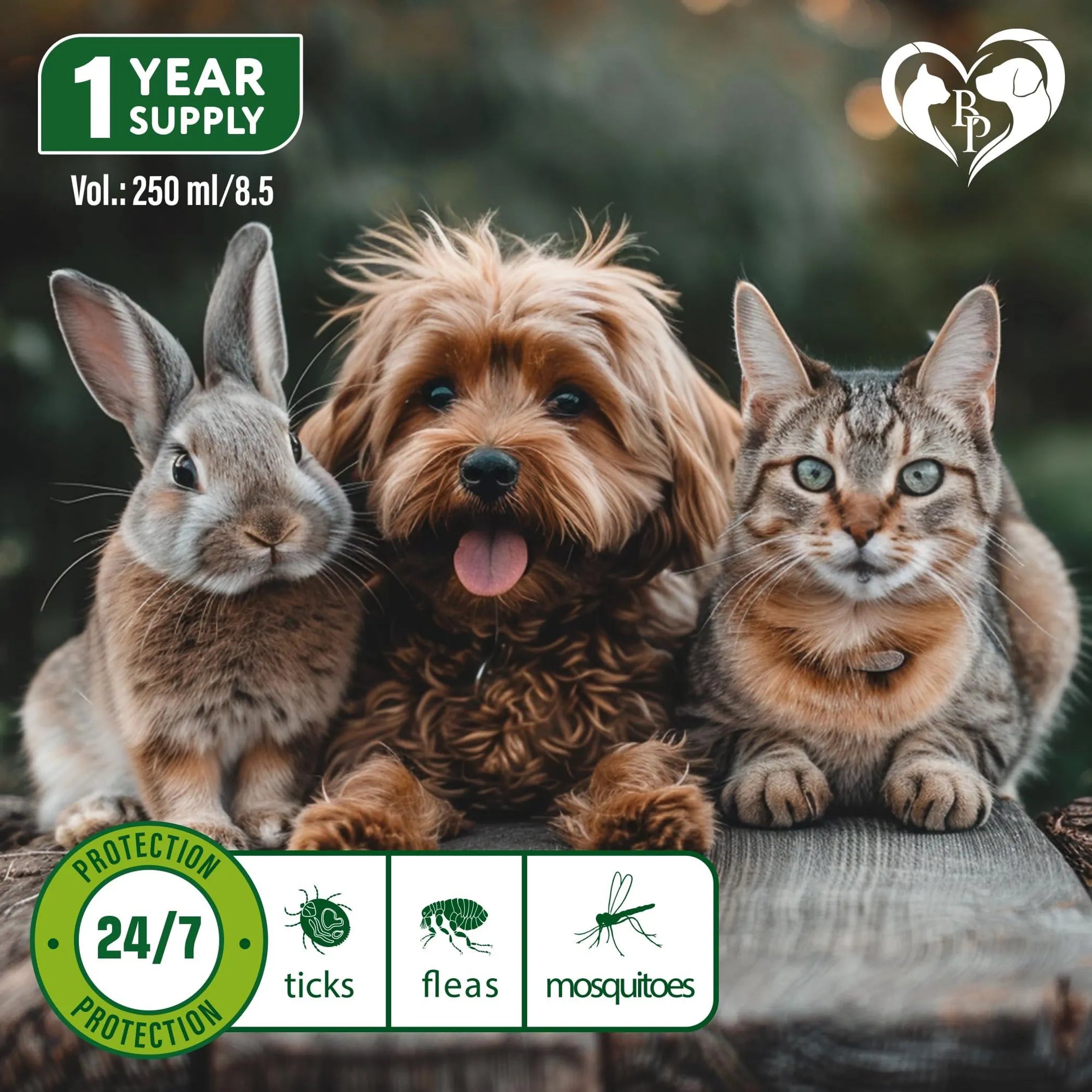 Natural Flea & Tick Home Spray for Dogs, Cats & Ferrets