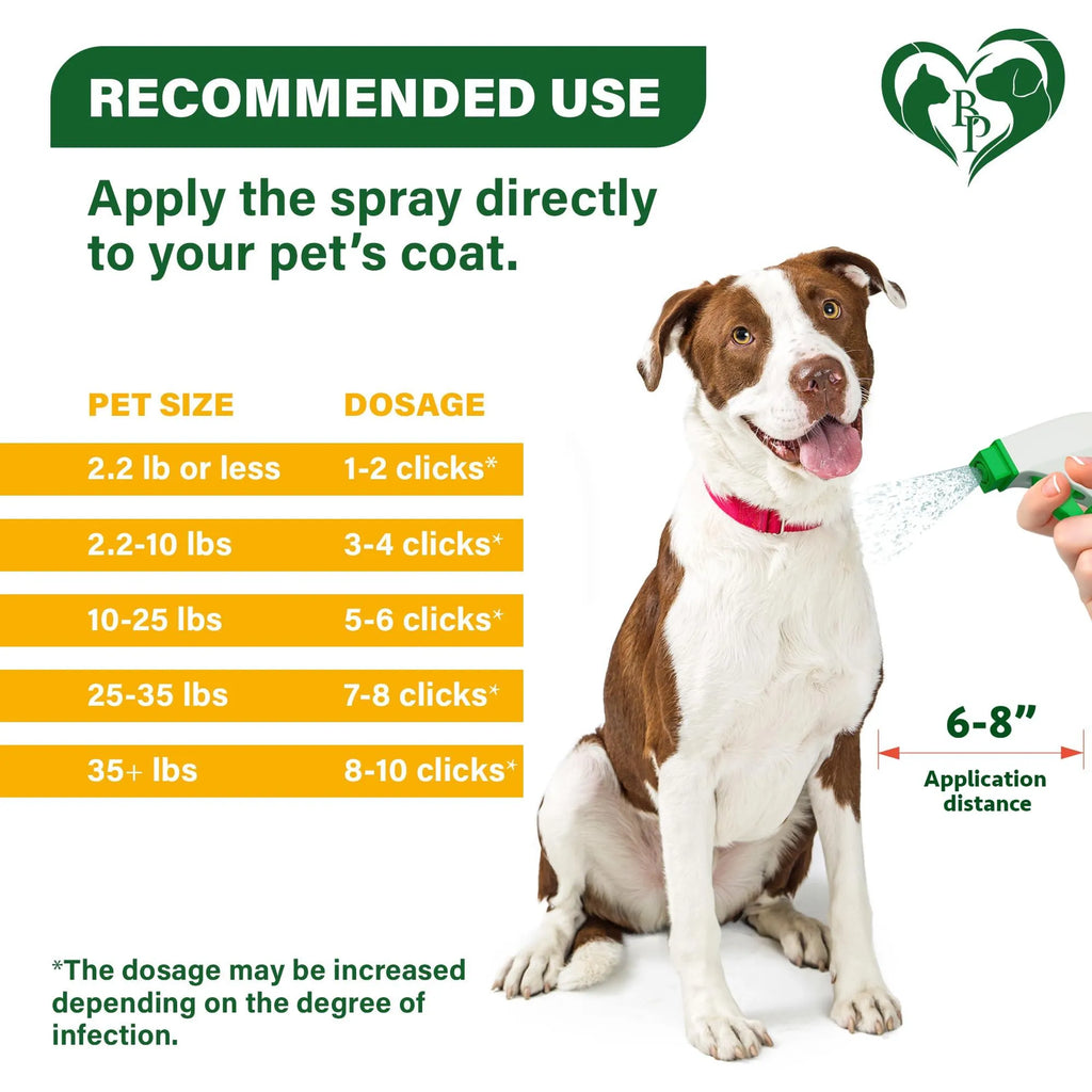 Natural Flea & Tick Home Spray for Dogs, Cats & Ferrets
