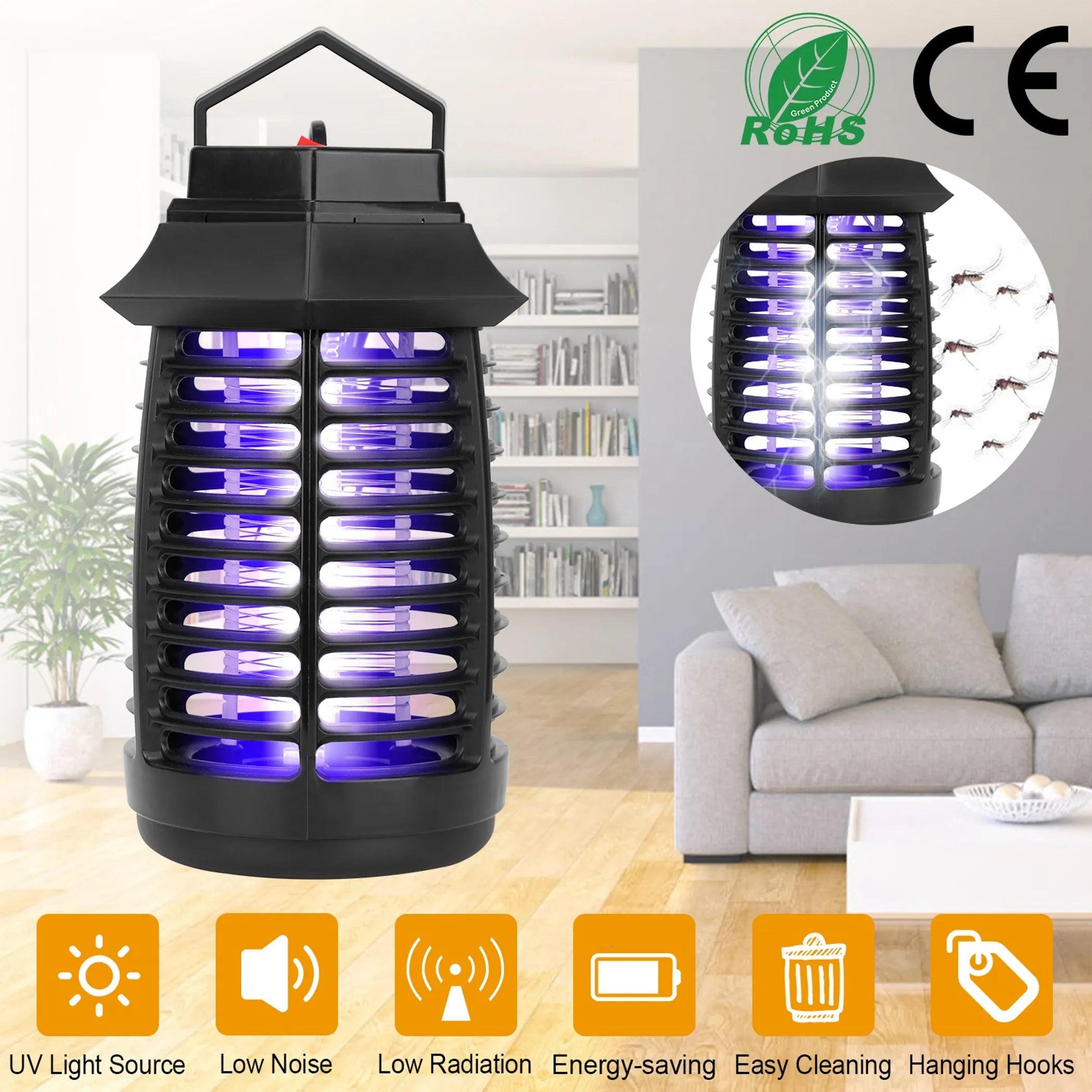 Bug Zapper Electric UV Mosquito Killer Lamp