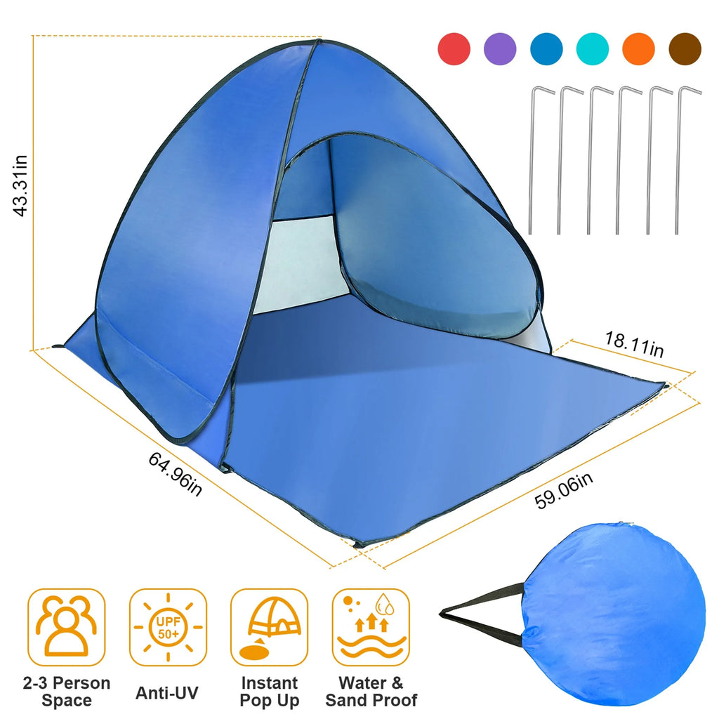 Pop Up Beach Tent Sun Shade