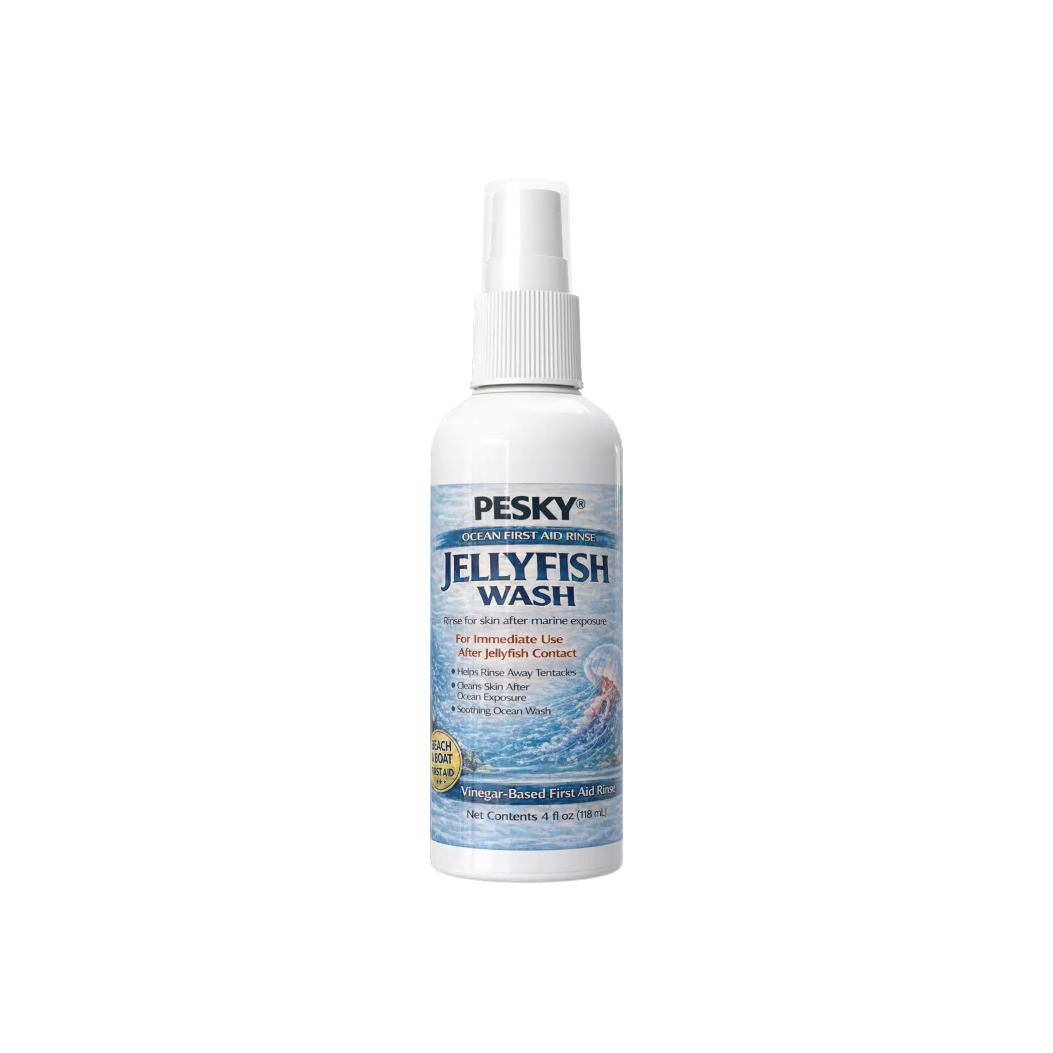Jellyfish Wash Spray for Marine Stings- for beach bags, boats