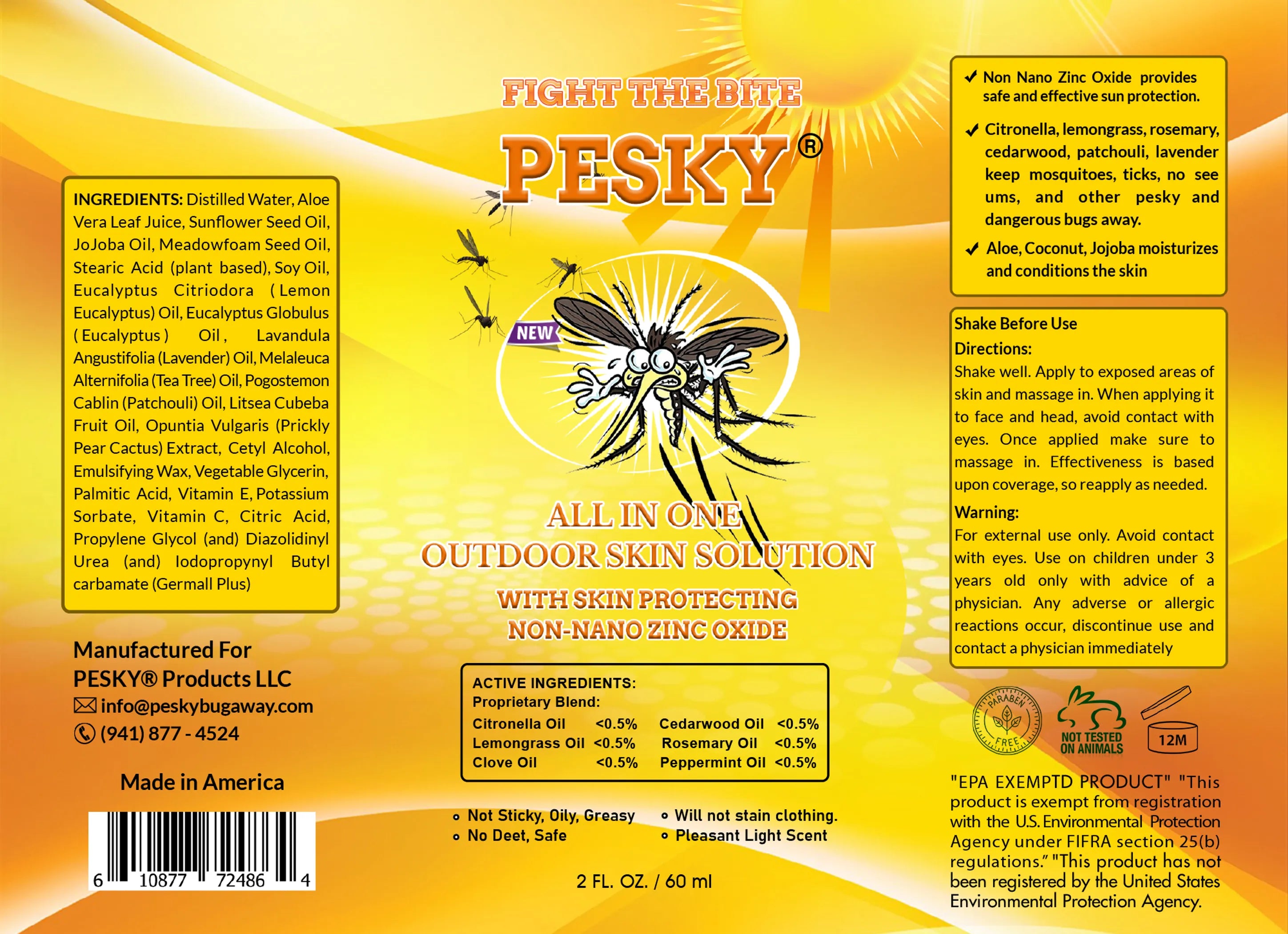 Fight the Bite Plant-Based Insect Deterrent Lotion (Roll-on)
