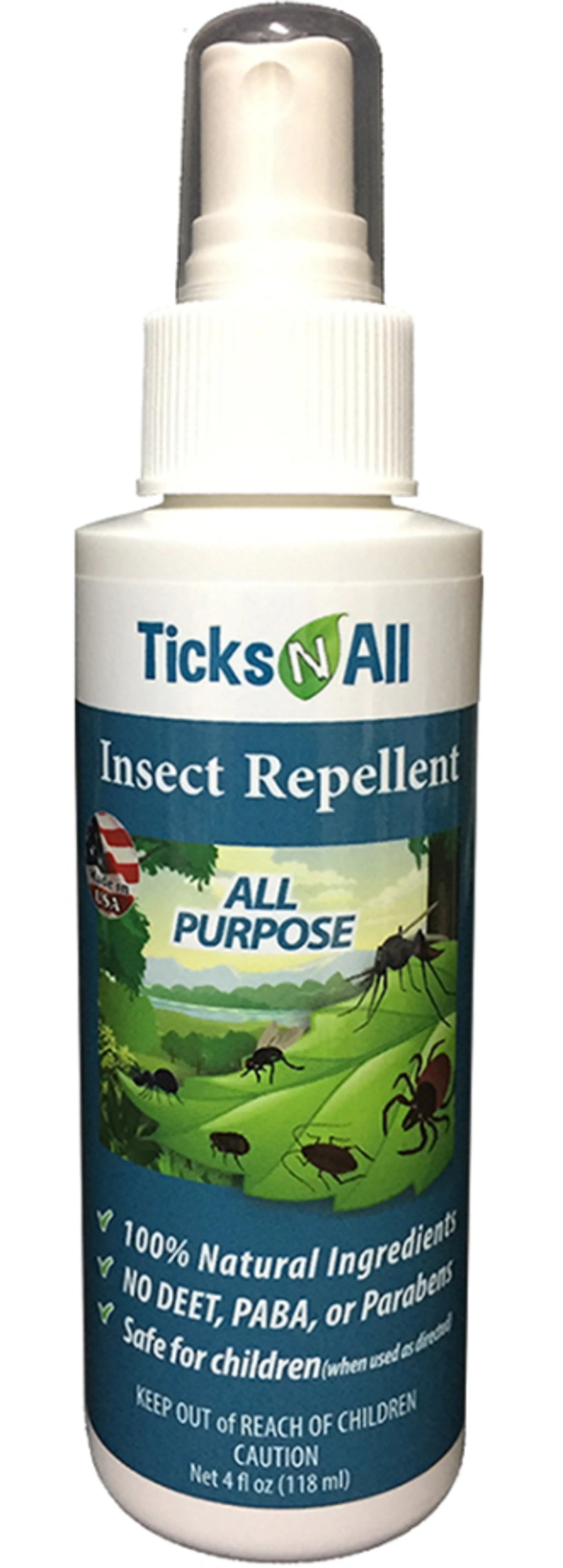 All Natural All Purpose Insect Repellent 4oz