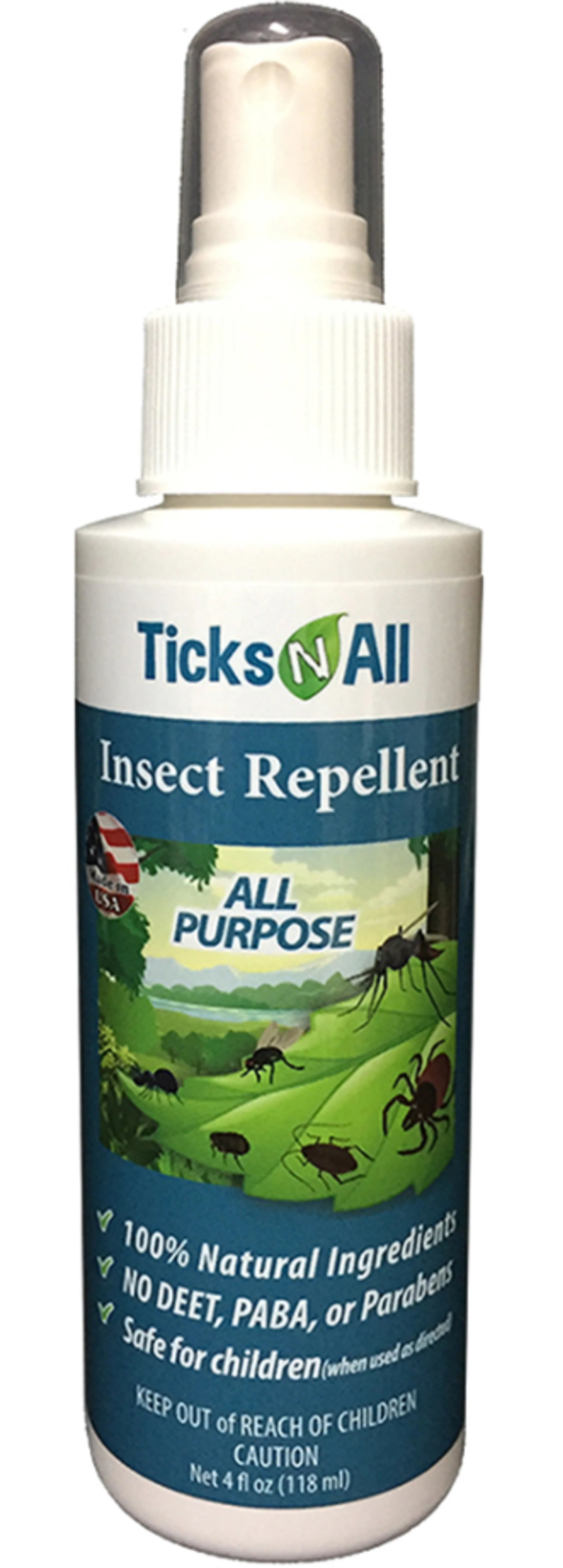 All Natural All Purpose Insect Repellent 4oz